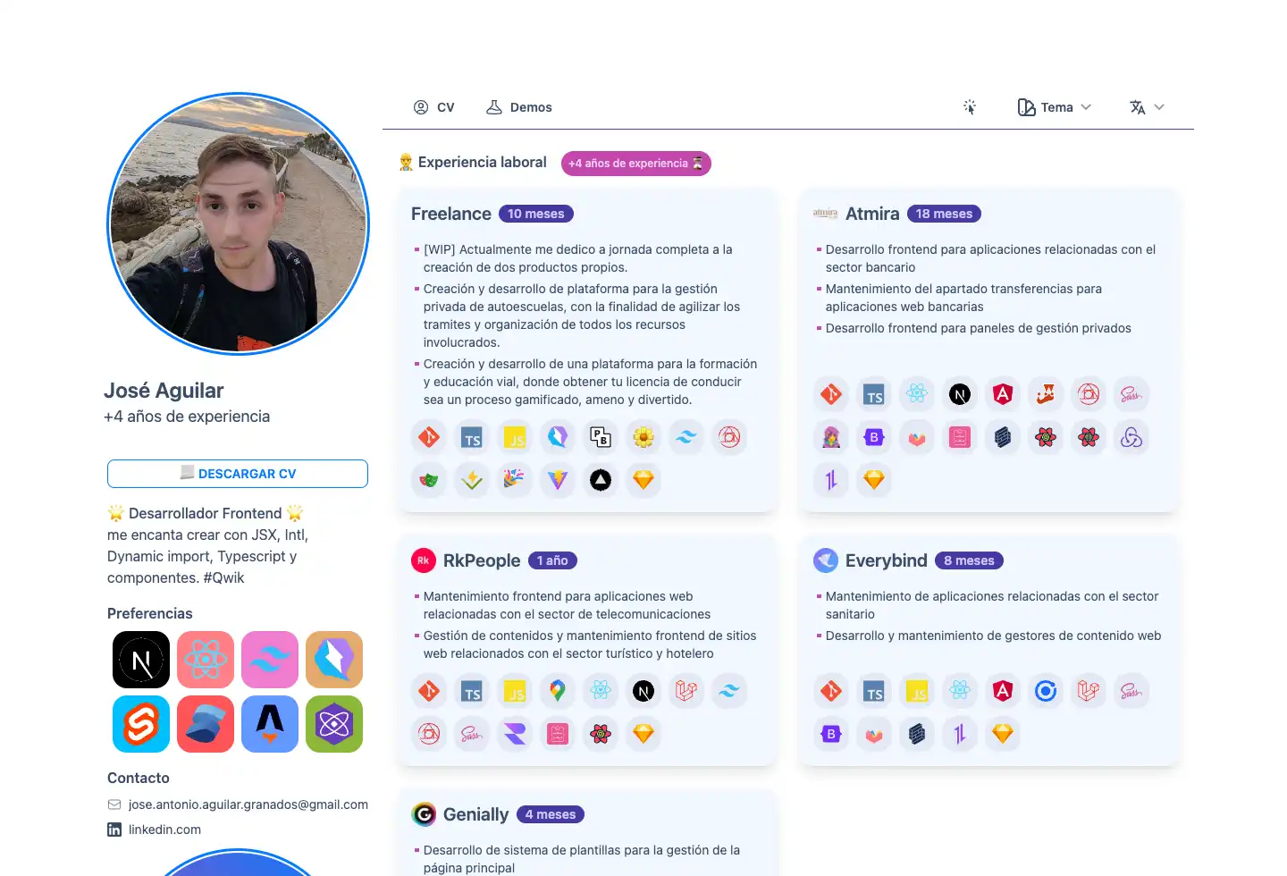 Jose Aguilar | Web developer 🚀